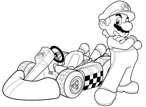 Mario kart coloring pages wecoloringpage pinterest. 22 dessins de coloriage mario kart à imprimer sur ...