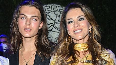 Elizabeth Hurleys Joy At Son Damian Hurley Revealed In Latest Photo