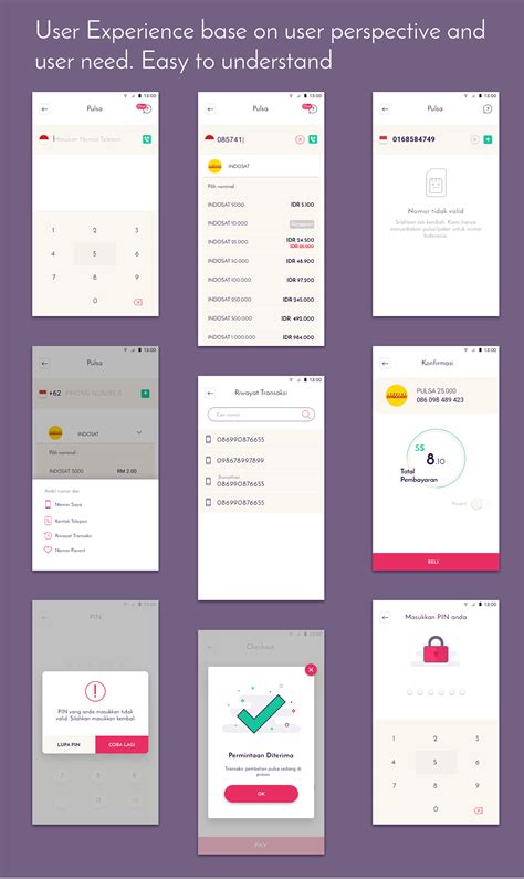Design A-ku App (Aplikasi kirim uang) on Behance
