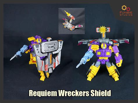 Requiem Wreckers Shield For Transformers 3d Model 3d Printable Cgtrader