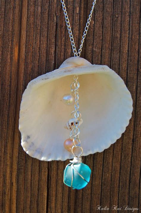 Make Hanging Piece Wlarge Clamshell Seashell Jewelry Shell Jewelry