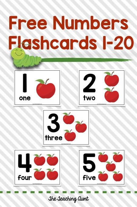 Number Flash Cards Printable 1 20 Flashcards Showy 10 Thatswhatsup 10 Best Printable Number
