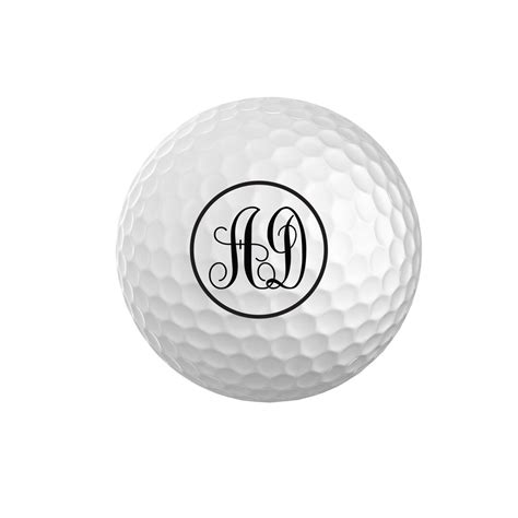 Custom Monogram Golf Ball Set Personalized Golf Ts For Men Etsy