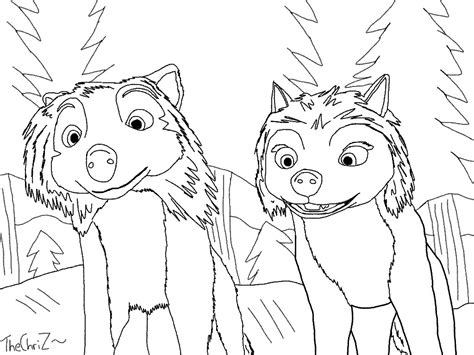 Alpha And Omega Garth Coloring Pages