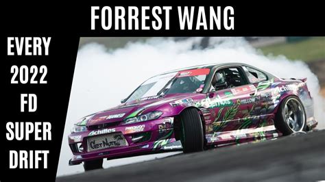 Forrest WANG Every 2022 Super Drift Battle Runs YouTube