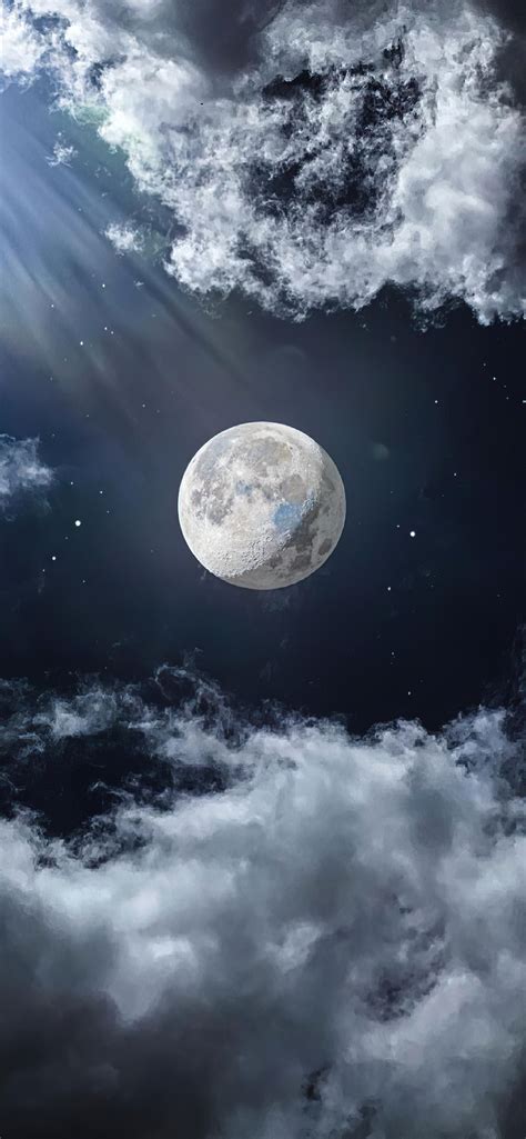 1242x2688 Moon Sky 5k Iphone Xs Max Hd 4k Wallpapers Images