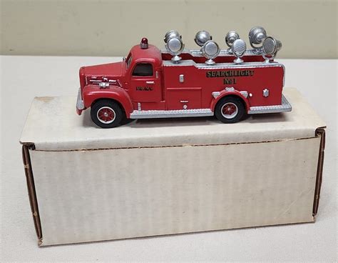 Dehanes Models Usa Mack Fdny Searchlight Firetruck Toy Auction