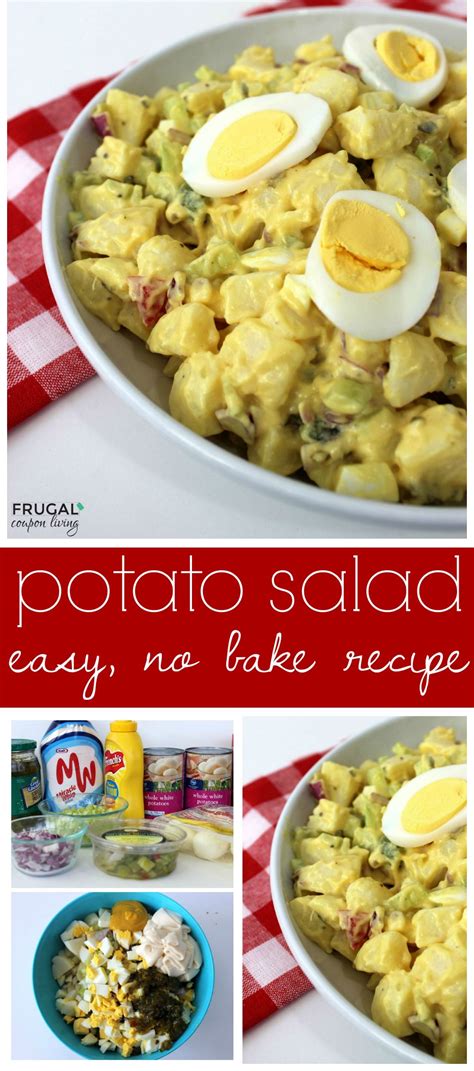Easy No Bake Potato Salad Summer Side Dish Recipe Recipe Summer
