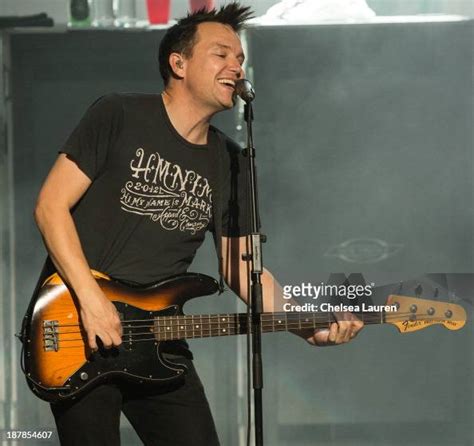 bassist vocalist mark hoppus of blink 182 performs at the wiltern news photo getty images