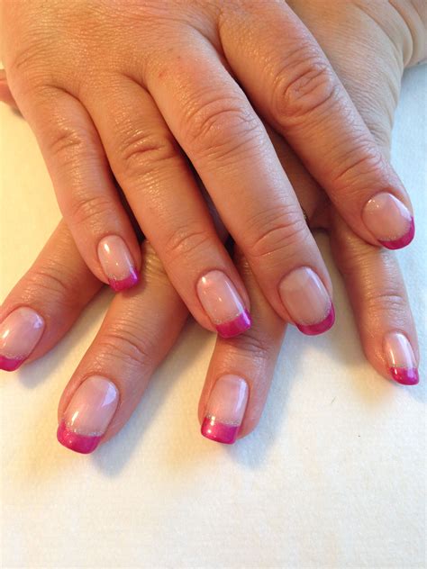 Shellac By Cheryl French Manicure With Color Gel Nails French Shellac Nail Colors French