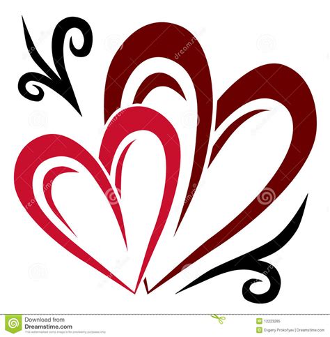 Стив бачич, тамо пеникетт, jordan burtchett и др. Two hearts tattoo stock vector. Illustration of valentine ...