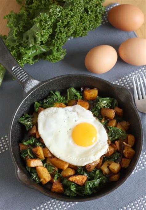 Kale And Potato Breakfast Hash Snacknation