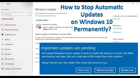 How To Stop Automatic Updates On Windows Disable Windows Auto Updates Youtube