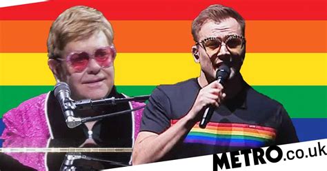 Taron Egerton Wears Pride Shirt As He Duets Your Song With Elton John