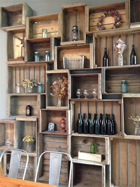 7 Decorating With Wooden Crates For You Bsfavzb