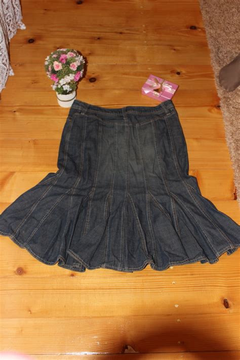 Женская черная джинсовая юбка солнце клеш 150 грн классические юбки