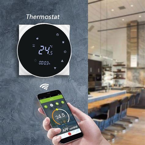 Hvac Systems Digital Room Touch Screen Wifi Smart Home Thermostat For