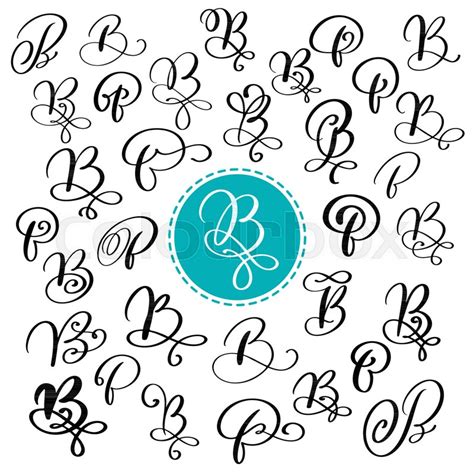 Set of Hand drawn vector calligraphy | Stock vector | Colourbox