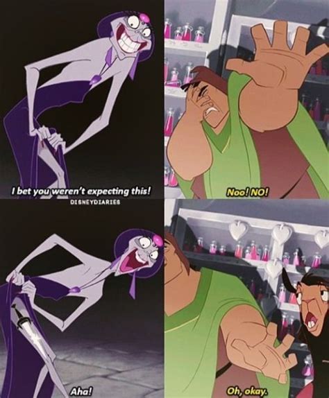 ahaha this scene though the emperor s new groove disney funny disney memes the emperor s