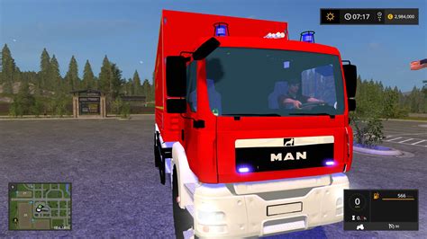 Man Firefighter Gw L V10 Ls17 Farming Simulator 2017 Mod Ls 2017