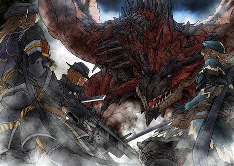 720p Free Download Monster Hunter Rathalos Game Rathalos Dragon