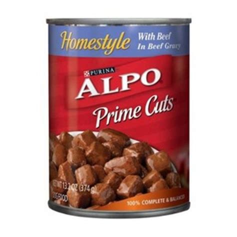 Alpo manufactures roughly 33 different dog food products. Purina Alpo Homestyle Prime Cuts Canned Dog Food Reviews ...