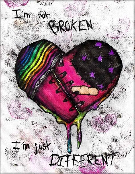 Broken Heart Sad Love Aesthetic Drawings