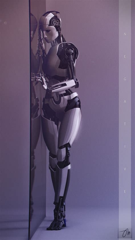 Negative By Jasonmartin3d On Deviantart Cyborgs Art Robot Art