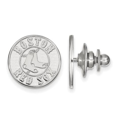Sterling Silver Boston Red Sox Lapel Pin Ss011rso Joy Jewelers