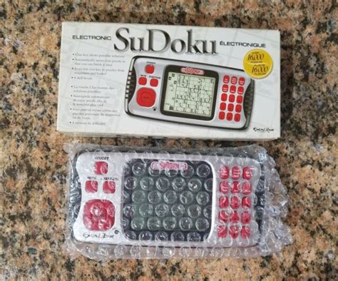 Nib Excalibur Electronic Sudoku 16k Puzzles 4 Levels Handheld
