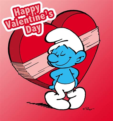 Smurf Valentines