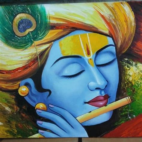 Radha krishna painting handmade modern oil hindu religious god goddess. 2672 best Radha Krishna paintings images on Pinterest ...