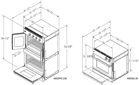That said, an incompatible wall oven for your space isn't something you. American Range AROFFE230 30 Inch Double French Door ...
