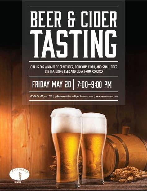 View ratings, photos, and more. Beer Tasting event flyer poster template | Beer tasting ...