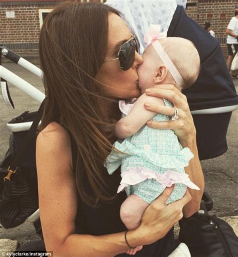 Kyly Clarke Plants A Kiss On Her Daughter Kelsey Lee For Instagram Snap