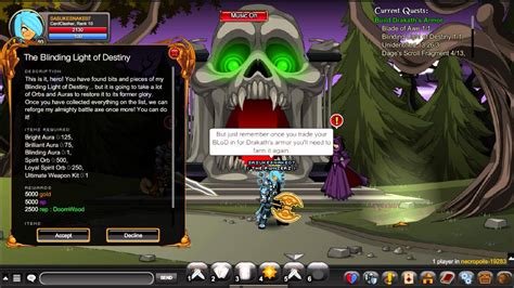 Aqw Drakath Armor Quest Full Tutorial Youtube