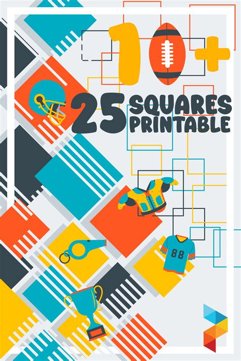 25 Squares Printable Printablee
