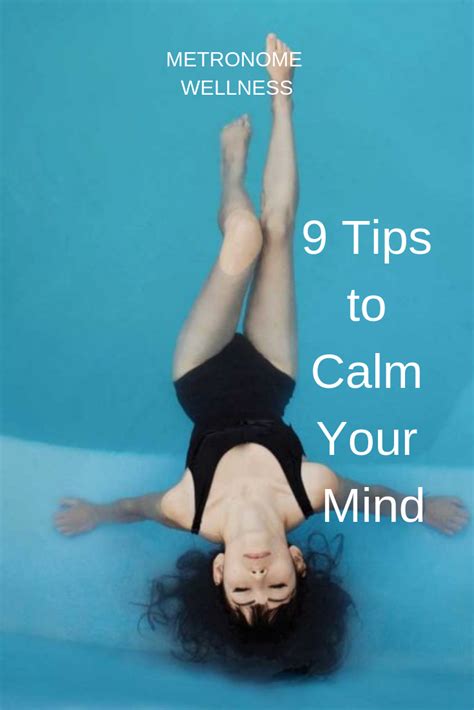 9 easy tips to help calm your mind self care mindfulness how to fall asleep trouble