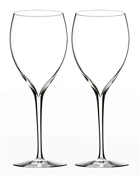 waterford crystal elegance sauvignon blanc wine glasses set of 2 neiman marcus