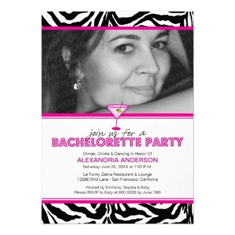 Are You Looking For Tendy Zebra Chic Bachelorette Party Invitations Tendy Zebra Chic