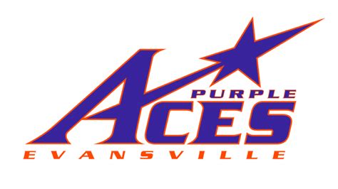 Evansville Purple Aces Logo Symbol Meaning History Png Brand