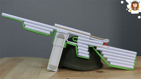 How To Make A Paper Gun That Shoots Paper Bullets Youtube