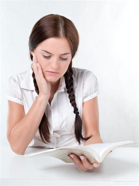 Girl Reading A Book Picture Image 17858362