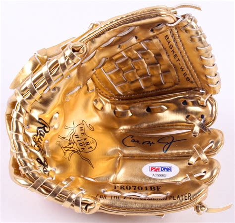 Cal Ripken Jr Signed Rawlings Gold Glove Mini Baseball Glove Psa Coa