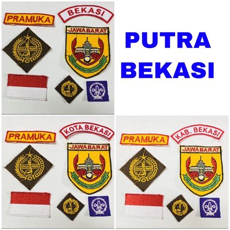 Jual 1 Set Badge Pramuka Putra Dan Putri Bekasi Jawa Barat Shopee