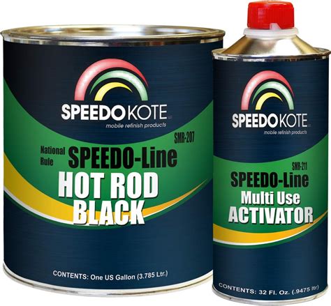 Buy Speedokote Smr 207211 Hot Rod Black Paint Black Satin 2k