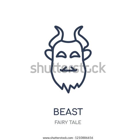 Beast Icon Beast Linear Symbol Design Stock Vector Royalty Free