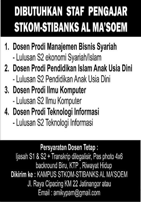 Royal puspita, pt alamat perusahaan: Yayasan Pendidikan Al Ma'soem Bandung Membutuhkan Staf ...