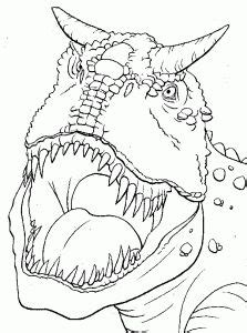A los niños(as) les gusta escuchar muchas veces una misma historia, por lo que es bueno darles múltiples oportunidades. tiranosaurio rex para pintar niños indominus rex # ...