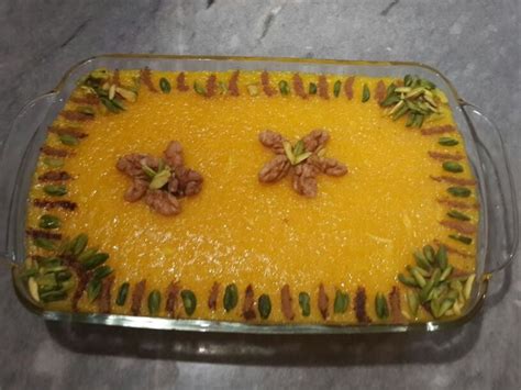 شله زرد persian saffron rice pudding sholeh zard this traditional persian dessert is both